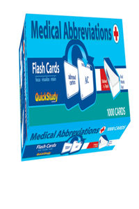 Medical Abbreviations Flash Cards - 1000 Cards