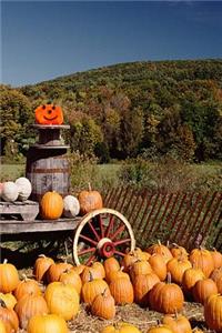 Journal Fall Season Harvesting Pumpkins
