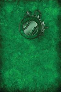Monogram Baseball Notebook