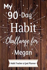 My 90-Day Habit Challenge For Megan Habit Tracker & Goal Planner