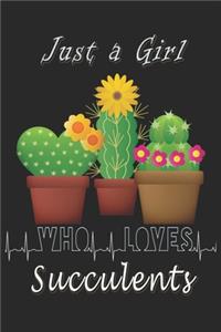 Just a girl who loves Succulents journal