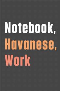 Notebook, Havanese, Work