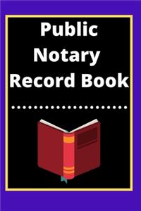 Public Notary Record Book