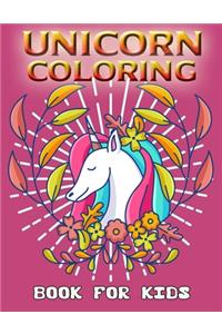 Unicorn coloring book for kids