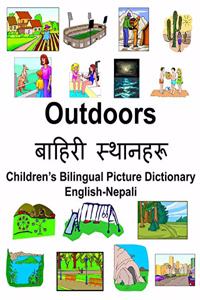 English-Nepali Outdoors/बाहिरी स्थानिरू Children's Bilingual Picture Dictionary