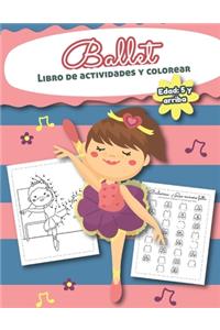 Ballet Libro de Actividades y Colorear Edad 5 años y arriba