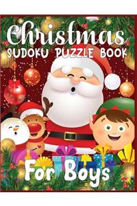 Christmas Sudoku Puzzle Book For Boys