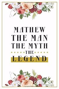 Mathew The Man The Myth The Legend