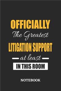 Officially the Greatest Litigation Support at least in this room Notebook