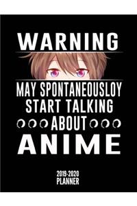 Manga School Planner 2019-2020