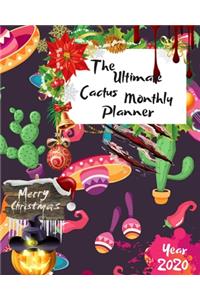The Ultimate Merry Christmas Cactus Monthly Planner Year 2020