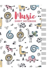 Music Sheet Notebook