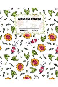 Composition Notebook Wide Ruled