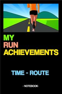 My Run Achievements Time - Route