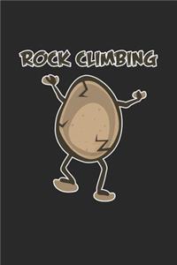 Rock climbing: 6x9 Climbing - lined - ruled paper - notebook - notes