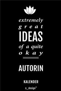 Kalender für Autoren / Autor / Autorin