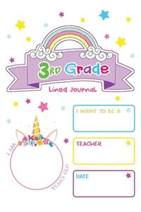 3rd Grade Lined Journal