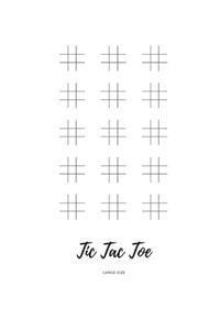 Tic Tac Toe: Activity Games Book Noughts and Crosses Large Size 8.5x11, Nice Cover Glossy, 100 Pages