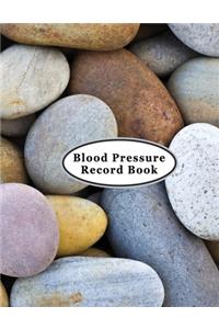 Low Vision Blood Pressure Record Book