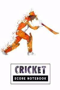 Cricket Score Notebook
