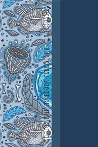 Composition Notebook Prehistoric Plant Fossils: Cool Fossils Pattern 6 X 9 Wide Ruled Paper Notebook, Appreciation, Quote Journal or Diary Unique Inspirational Gift for Friend or Teacher, Beginning or End of School Year, Retirement, Birthday or Gra
