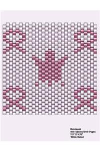 Cancer Turtle And Bows Peyote Bead Pattern Workbook