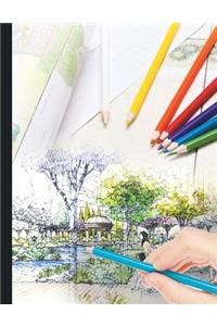 Isometric Grid Graph Paper Notebook - 3D Equilateral Triangle Graph Pages - 200 Pages / 100 Sheets, 8-1/2