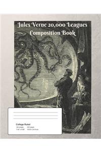 Jules Verne 20,000 Leagues Composition Books