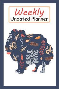 Weekly Undated Planner