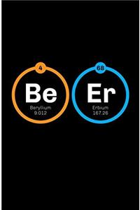 BeEr Beryllium Erbium : Blank Journal & Beer Gift