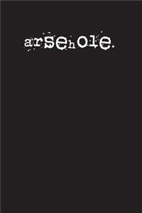 arsehole.