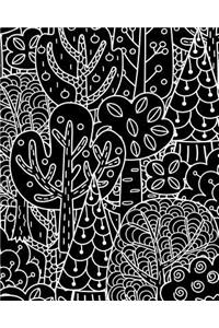Journal Notebook Forest Trees Pattern 1