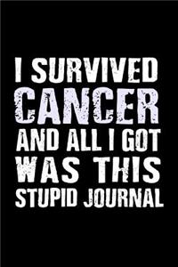 I Survived Cancer And All I Got Was This Stupid Journal