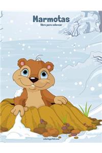 Marmotas libro para colorear 1
