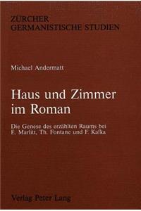 Haus Und Zimmer Im Roman