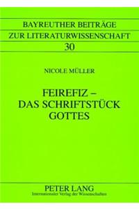 Feirefiz - Das Schriftstueck Gottes