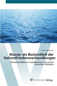 Wasser als Bestandteil der Nahostfriedensverhandlungen