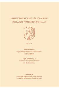 Gegenwartsprobleme der Eisenindustrie in Deutschland. Gelöste und ungelöste Probleme im Gießereiwesen