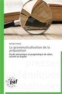 Grammaticalisation de la Préposition