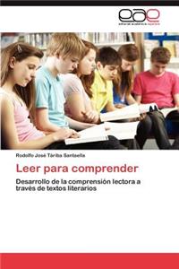 Leer Para Comprender