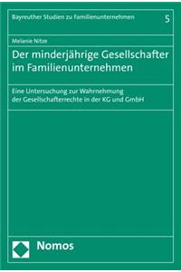 Der Minderjahrige Gesellschafter Im Familienunternehmen