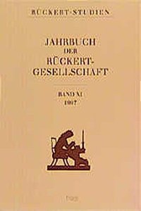 Jahrbuch Der Ruckert Gesellschaft