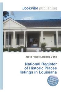 National Register of Historic Places Listings in Louisiana