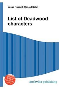 List of Deadwood Characters