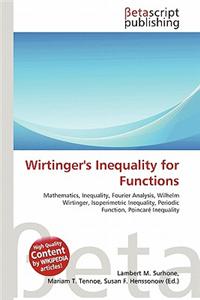 Wirtinger's Inequality for Functions