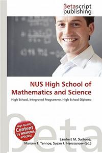Nus High School of Mathematics and Science