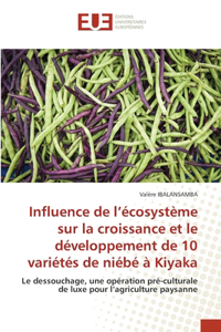 Influence de l'écosystème sur la croissance et le développement de 10 variétés de niébé à Kiyaka