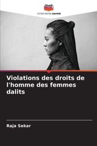 Violations des droits de l'homme des femmes dalits