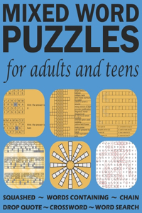 Mixed Word Puzzles for Adults And Teens