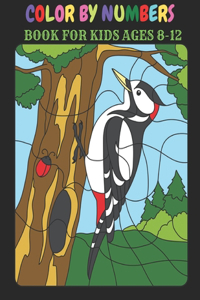 Color by Numbers Coloring Book for Kids Ages 8-12